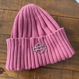 Harley-Davidson Pink Knit Beanie